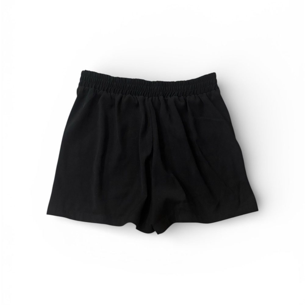 Max Studio Black Flowy Shorts Size M | Lightweight Elastic Waist Pull-On | NWOT